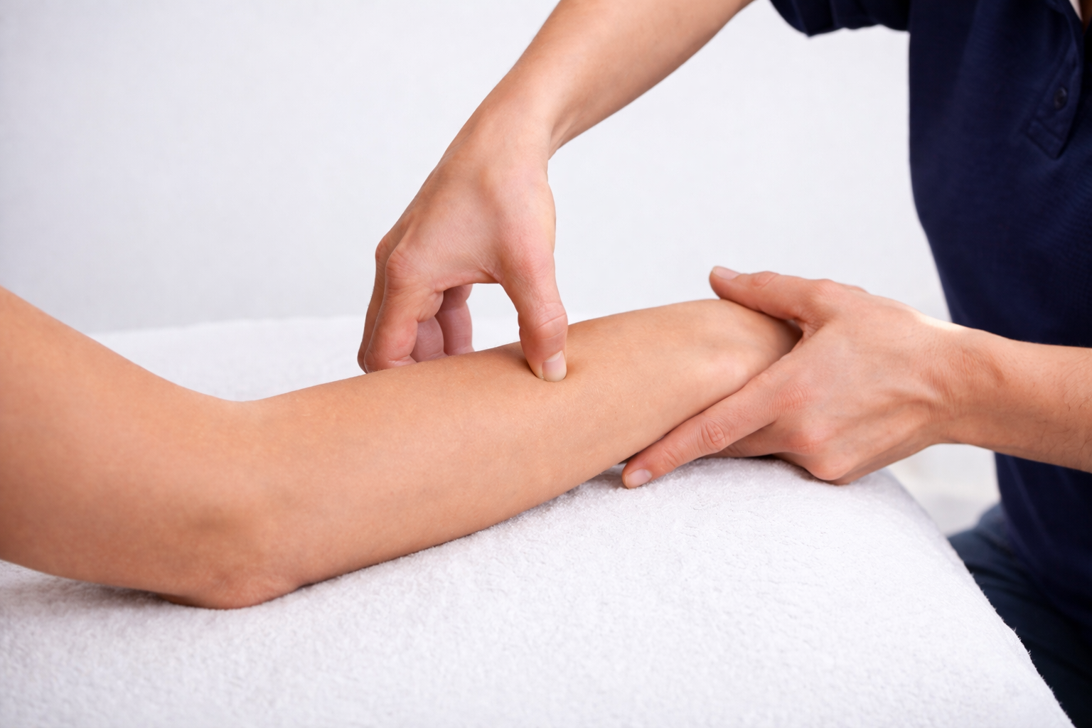 Therapeutische-Massage-des-Unterarms